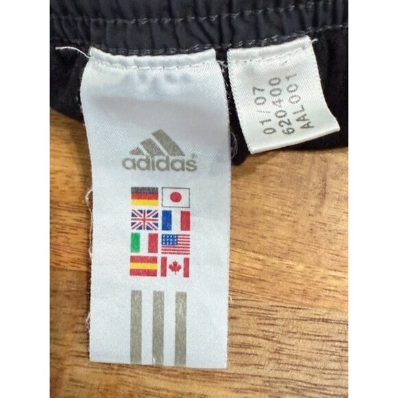 Adidas Mens Athletic Shorts Black Dark Grey Orange Response Logo Climalite 2XL - Picture 5 of 14